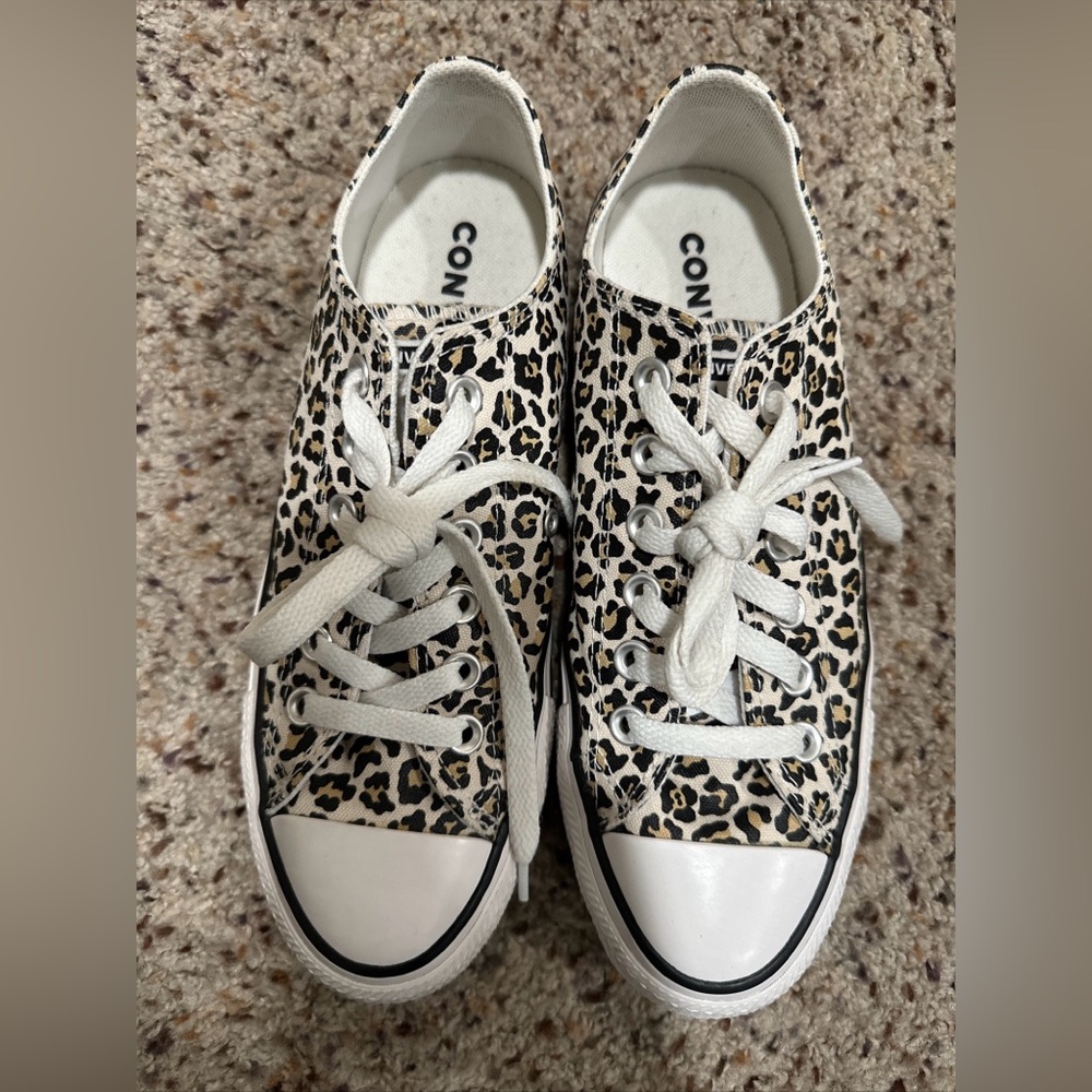 Converse Leopard Print Sneakers